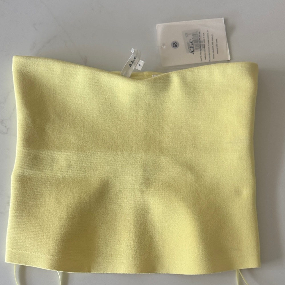 NWT A.L.C. Originally $195 Yellow Crop Top